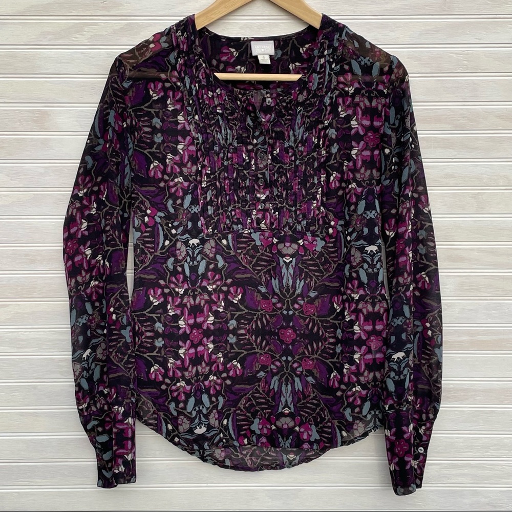 Converse One-Star Floral Blouse, Size S